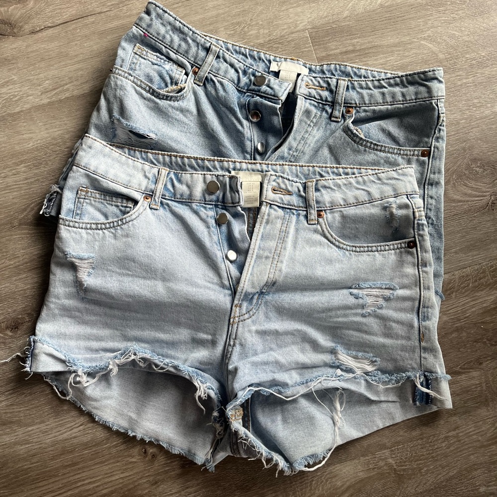 H&M Denim Shorts. 2 pairs for $10.